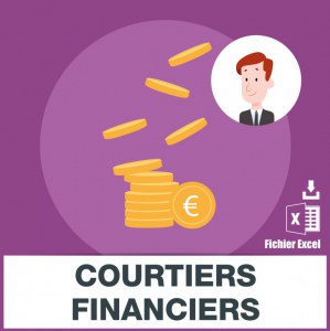 Adresses e-mails courtier financier