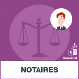 Base d'adresses emails de notaires