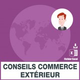 Emails conseils commerce exterieur