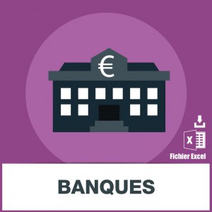 Base d'adresses emails des banques