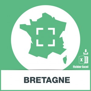 Base adresses e-mails Bretagne