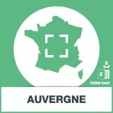 Base adresses emails Auvergne