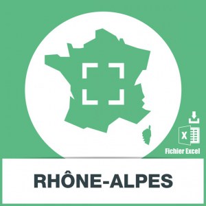 Base adresses emails Rhône-Alpes