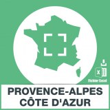 Base adresses e-mails paca Provence-Alpes-Côte d'Azur