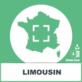 Base d'adresses emails du Limousin