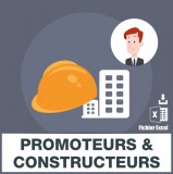 Emails de promoteurs constructeurs