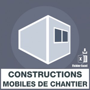 Emails des constructions mobiles de chantier