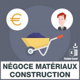 Emails négoces matériaux construction