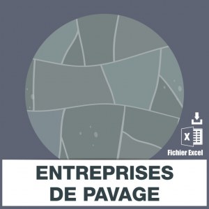 Base adresses e-mails pavage