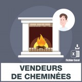 Emails des vendeurs de cheminées