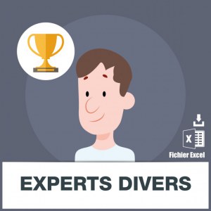 Adresses emails des experts divers