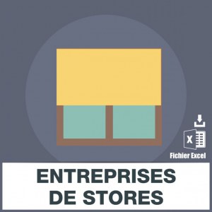 Base adresses emails stores