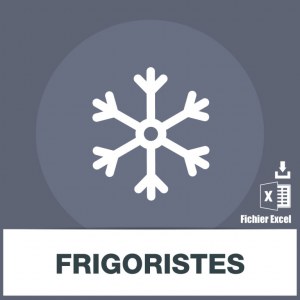 Base adresses e-mails frigoristes