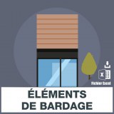 Adresses e-mails elements bardage