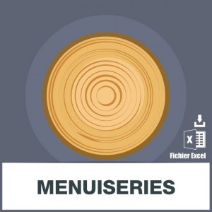 Base des adresses emails des menuiseries