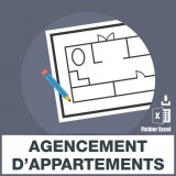 Emails agencement appartements