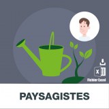 Base d'adresses emails de paysagistes