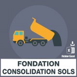 Adresses e-mails fondation consolidation de sols