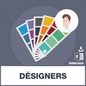 Adresses e-mails des designers