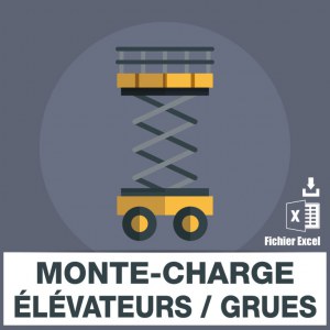 Emails des grues monte-charge elevateurs