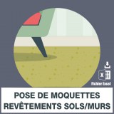 Emails vente pose de moquettes et revetements de sols et de murs