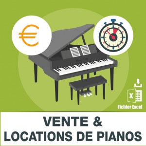 Emails vente et location de pianos
