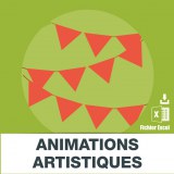 Adresses e-mails animation artistique