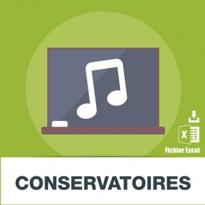 Base adresse e-mail des conservatoires