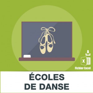 Adresses e-mails ecoles de danse