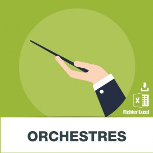 Base d'adresses e-mails des orchestres