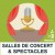 Emails salles de concerts et spectacles