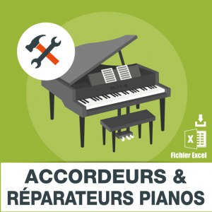 Emails accordeurs réparateurs pianos