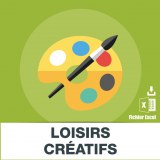 E-mails des loisirs créatifs
