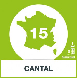 Base adresses e-mails Cantal