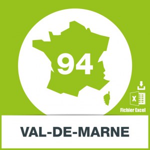 Base adresses e-mails Val-de-Marne