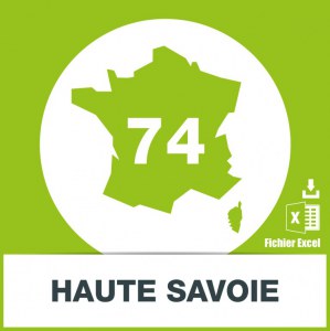 Base adresses emails Haute-Savoie