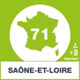 Base adresses emails Saone-et-Loire