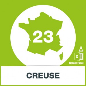 Base adresses emails Creuse