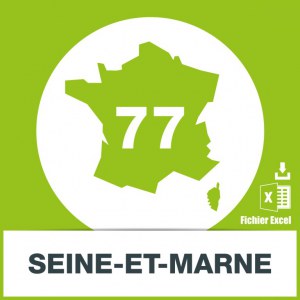 Base adresses emails Seine-et-Marne