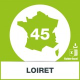 Base adresses e-mails Loiret