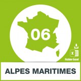 Base adresses e-mails Alpes-Maritimes