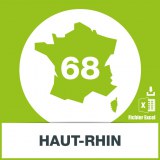 Base adresses e-mails Haut-Rhin