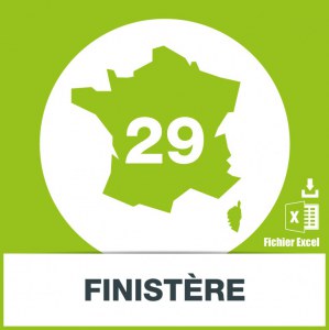 Base adresses e-mails Finistère