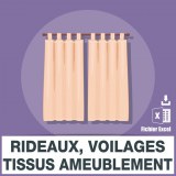 Emails des rideaux voilages tissus ameublement