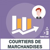 Adresses e-mails courtiers marchandises