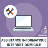 Emails assistance informatique internet domicile