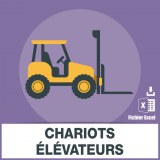 Adresses e-mails chariot élévateur