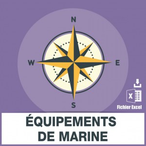 Adresses emails equipement marine