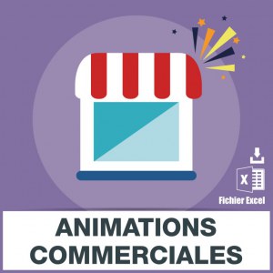 E-mails animations commerciales