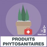 Emails des produits phytosanitaires